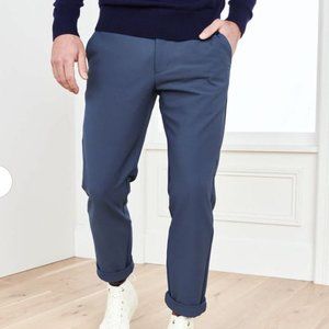 NWT Quince Men's Navy Blue Everyday 5-Pocket Slim Fit Tech Pants Many Sizes